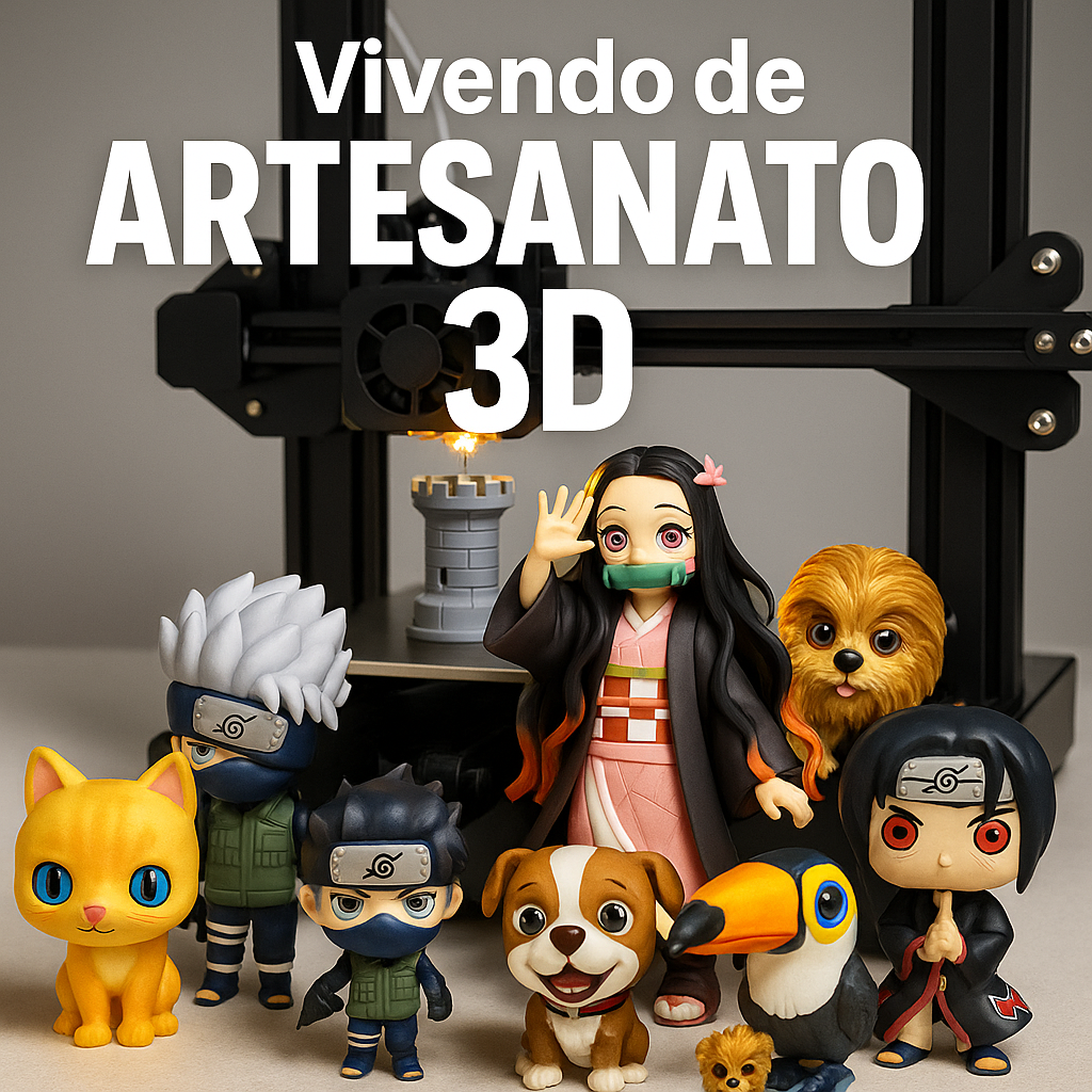 Vivendo de Artesanato 3D